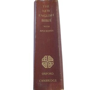 The New‎ English Bible With The Apocrypha 1970 HC Oxford Cambridge